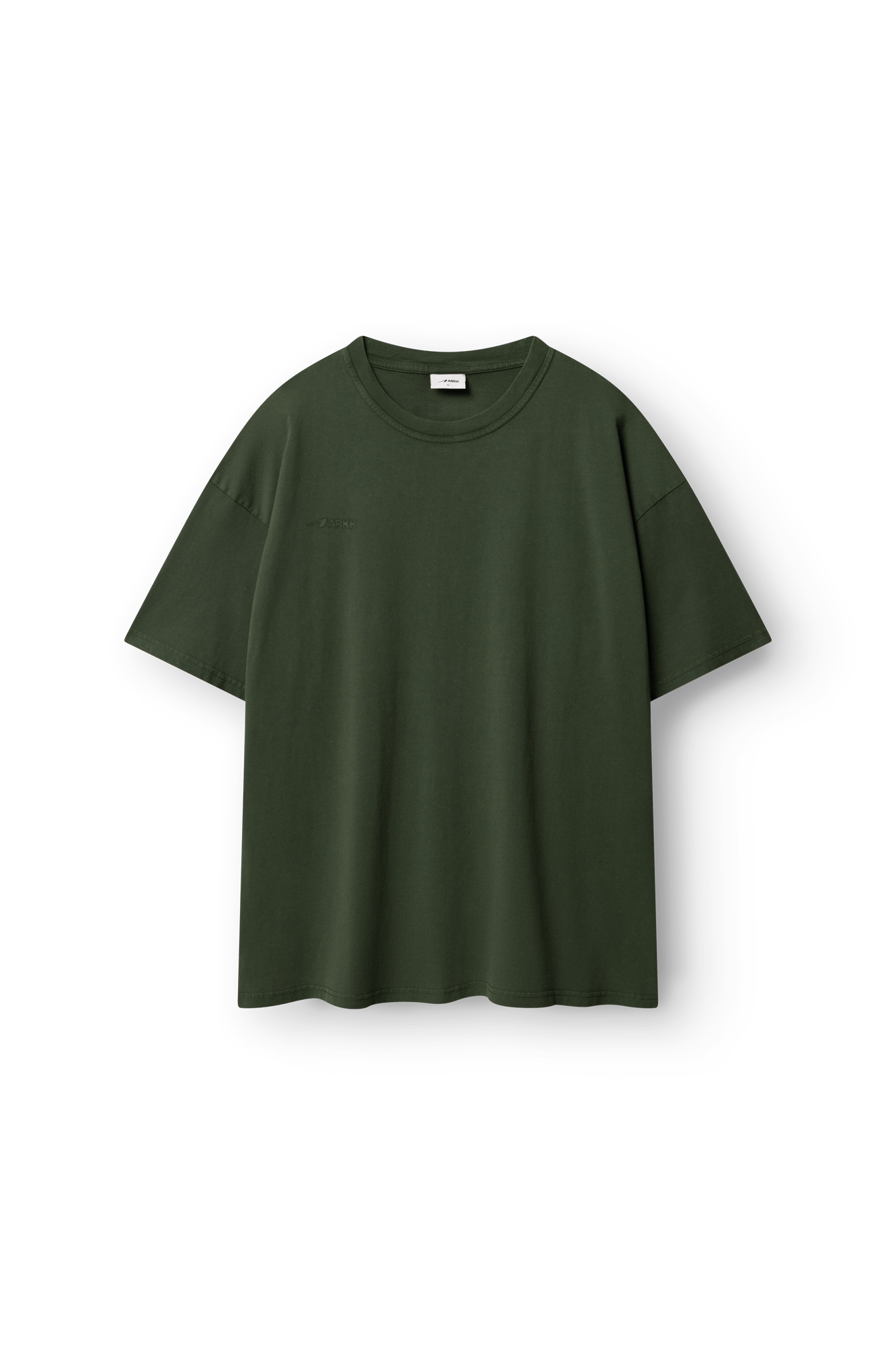 ARKK Apparel 3D Logo Boxy Tee | Vintage Green T-Shirt
